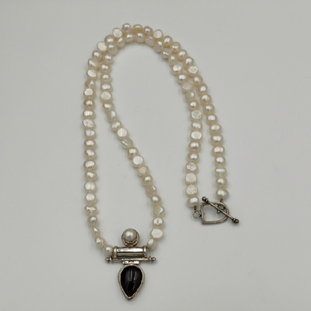 SJ 925 Pearl Necklace